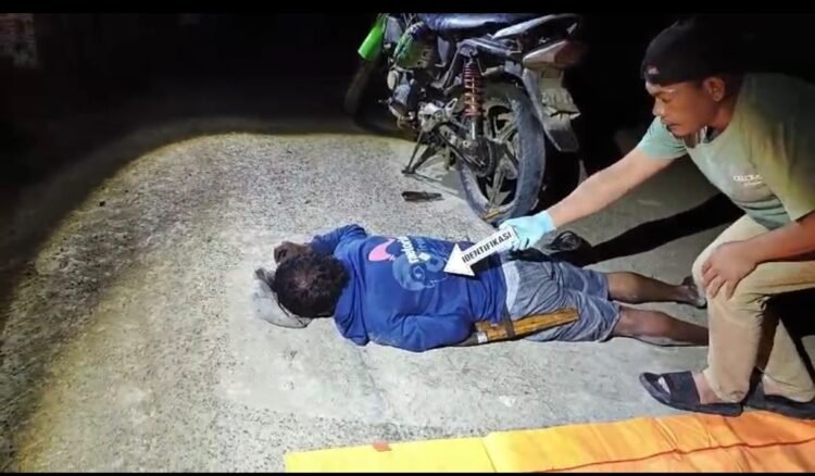 Polsek Bonggo Evakuasi Pekerja Senso Kayu Meninggal Dunia di KM 41 Area PT Wapoga