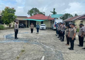 Wujudkan Lalu Lintas Tertib, Satlantas Polres Sarmi Laksanakan Razia Pajak Kendaraan