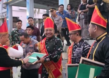 Dandim 1310/Bitung Terima Pengukuhan Gelar Adat Tonsea Minahasa